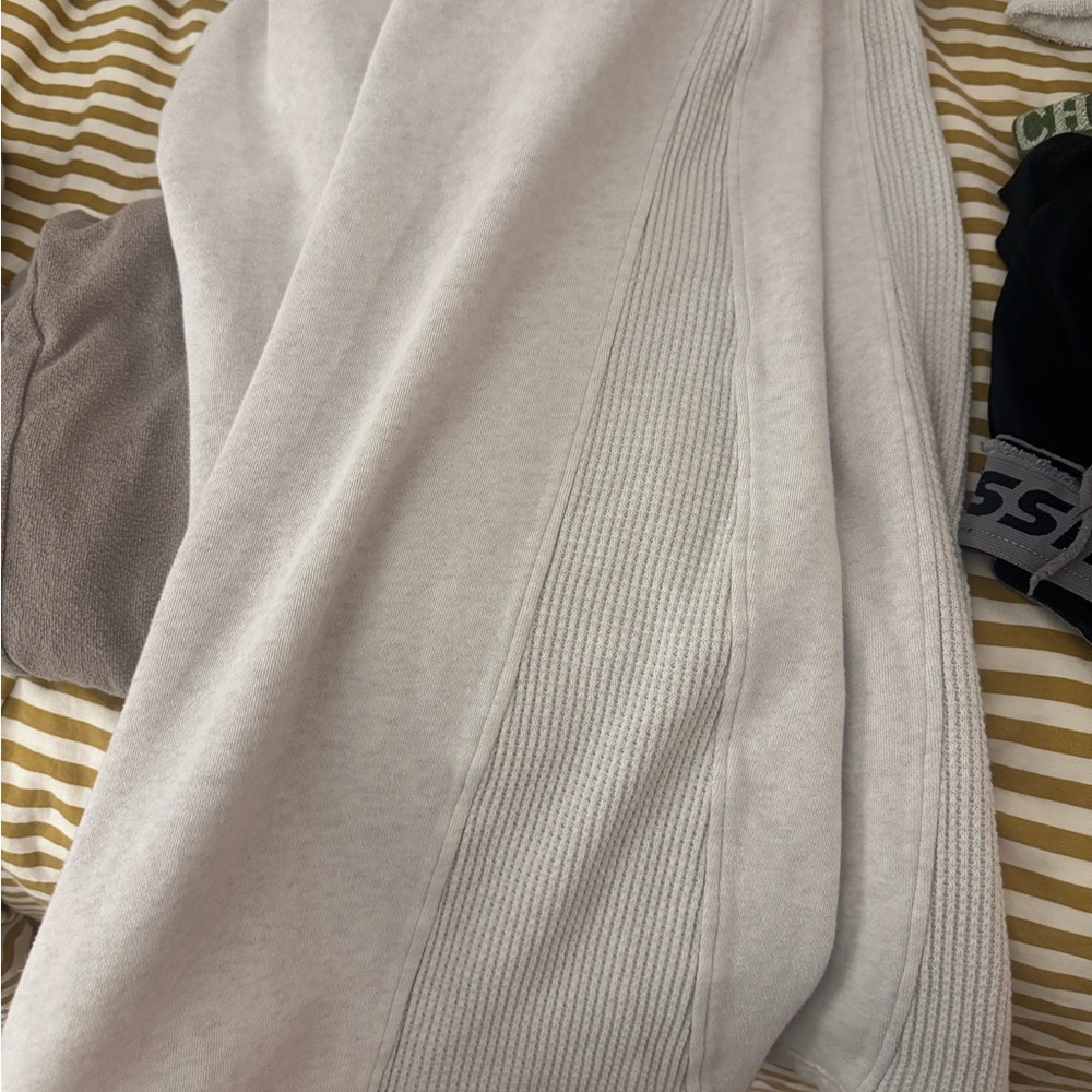 aerie waffle wide leg sweatpants